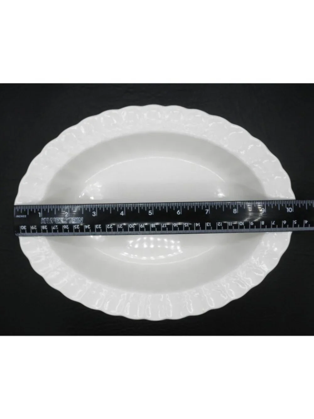 Spode Chelsea Wicker 10 IN Oblong Vegetable Bowl Pattern Code: SP CHWI - FLAW